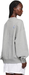 ADER error Gray Converse Edition Shapes Sweatshirt