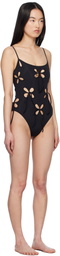 J.Kim Black Chilla One-Piece Swimsuit