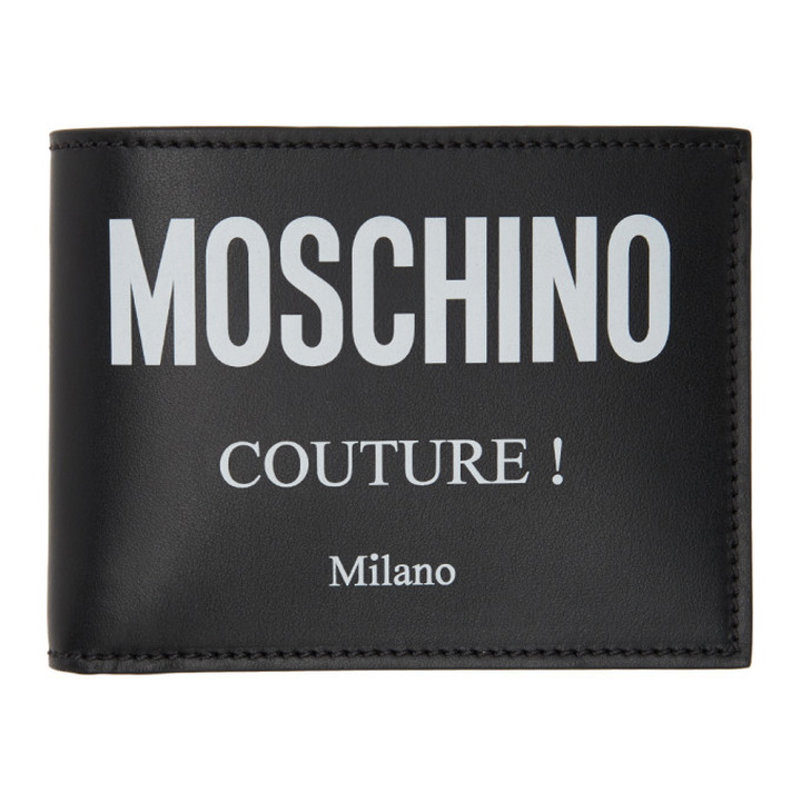 Photo: Moschino Black Couture Bifold Wallet