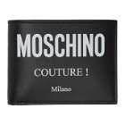 Moschino Black Couture Bifold Wallet