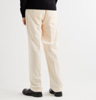 Mr P. - Cotton and Cashmere-Blend Corduroy Trousers - Neutrals