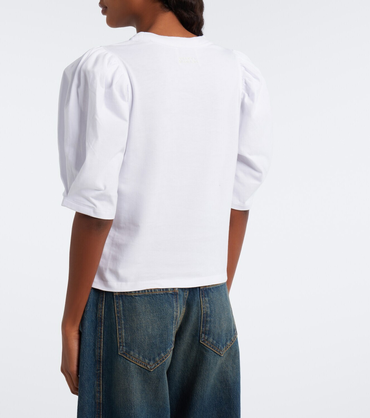 Isabel Marant Maeliss puff-sleeve cotton top