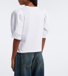 Isabel Marant Maeliss puff-sleeve cotton top