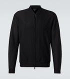 Giorgio Armani Knitted bomber jacket