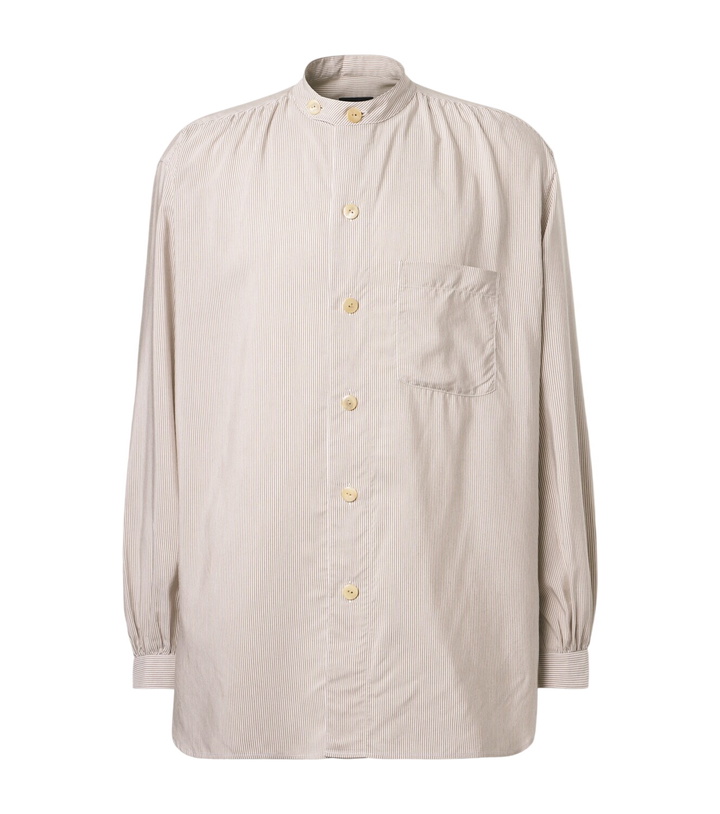 Photo: Giorgio Armani Pinstripe shirt