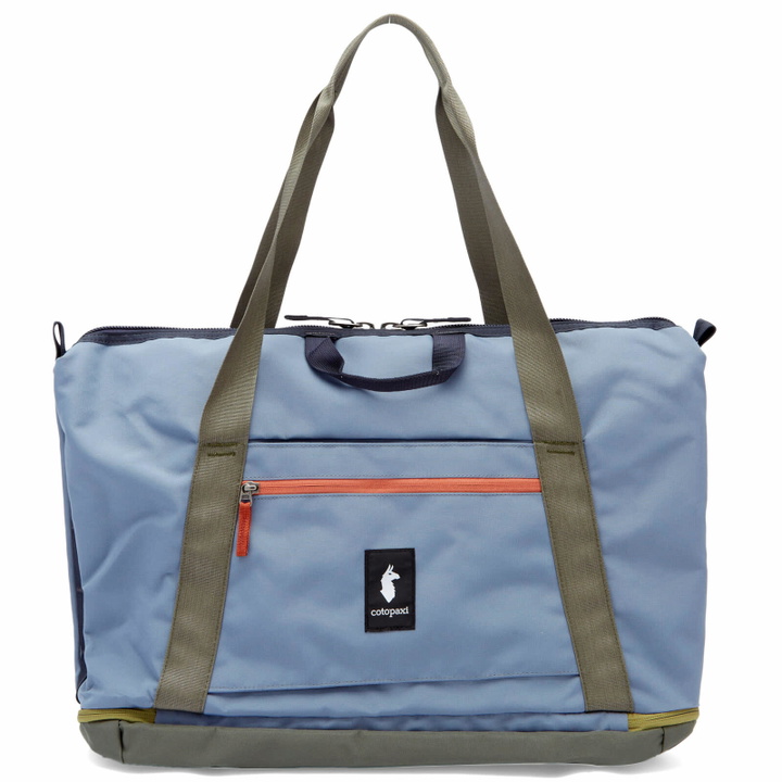 Photo: Cotopaxi Men's Viaje 35L Weekender Tote in Tempest/Fatigue 