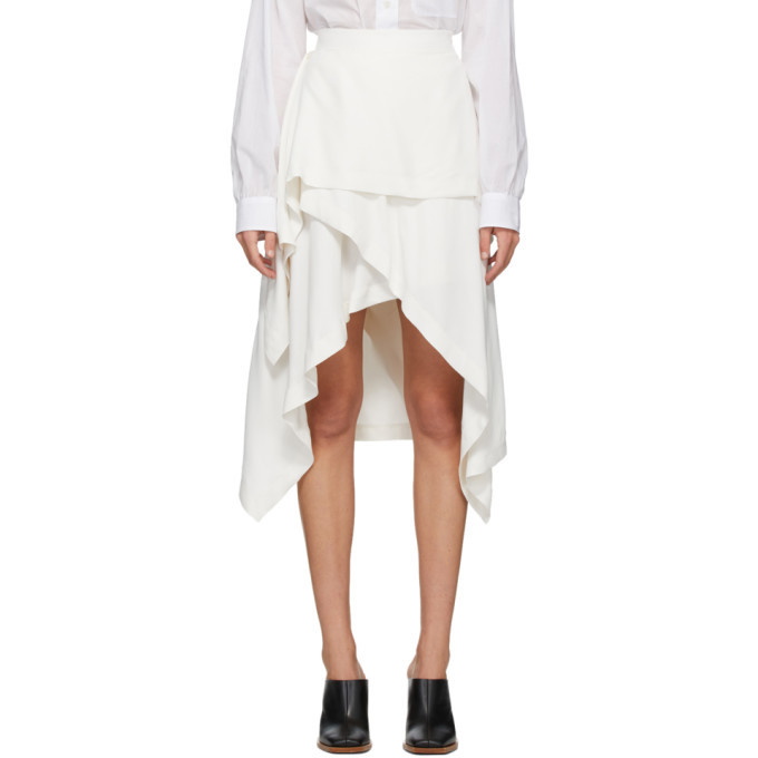 Photo: JW Anderson Off-White Handkerchief Skirt