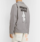 Human Made - Logo-Print Nylon Jacket - Gray