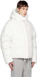 Entire Studios White Soa Down Jacket