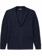 Loro Piana - Silk and Linen-Blend Cardigan - Blue