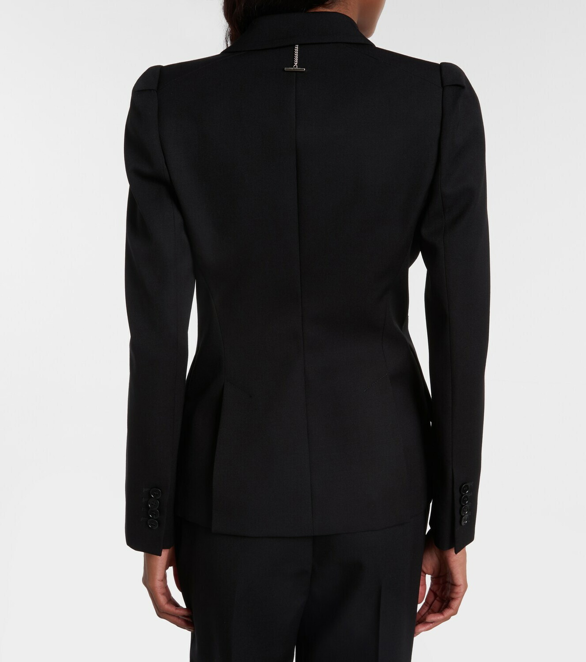 McQueen Single-breasted wool jacket
