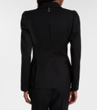 McQueen Single-breasted wool jacket