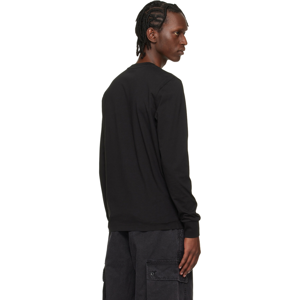 Moncler Black Logo Cotton Sweatshirt