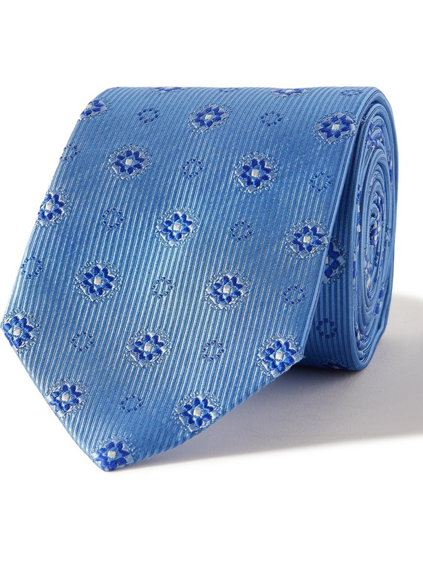 Photo: TURNBULL & ASSER - 8cm Silk-Jacquard Tie