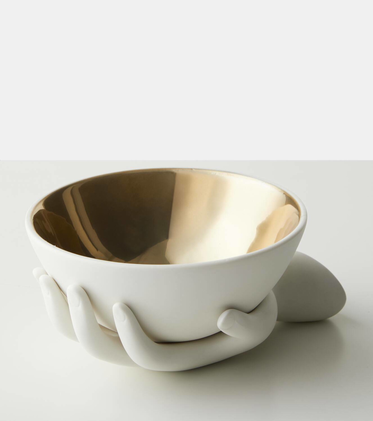 Jonathan Adler Eve gold-plated porcelain bowl
