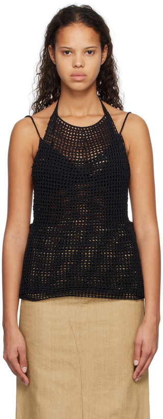Photo: Subtle Le Nguyen Black Layered Tank Top