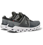 On - Cloudswift Rubber-Trimmed Mesh Running Sneakers - Gray