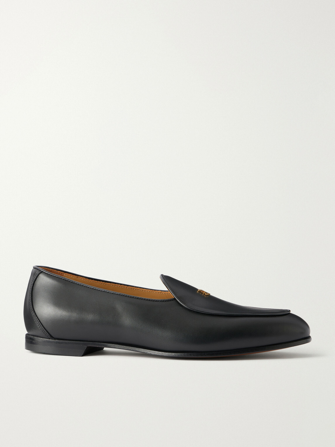 Aimé Leon Dore - Embellished Leather Loafers - Black