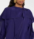 Victoria Beckham Ruffled silk blouse