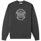 Museum of Peace and Quiet Headquarters Crew Sweat in Black