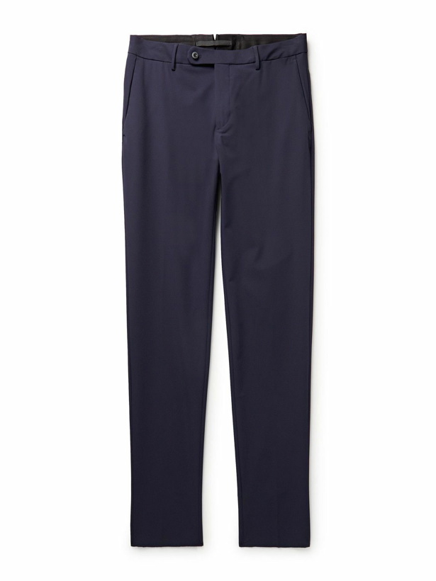 Photo: Incotex - Teknosartorial Slim-Fit Straight-Leg Stretch-Shell Trousers - Blue