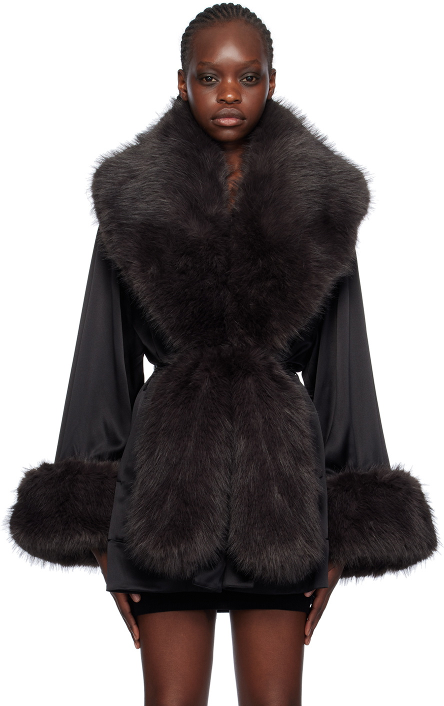 Alexander Wang Black Shawl Lapel Jacket