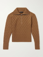 Wales Bonner - Wool Half-Zip Sweater - Brown