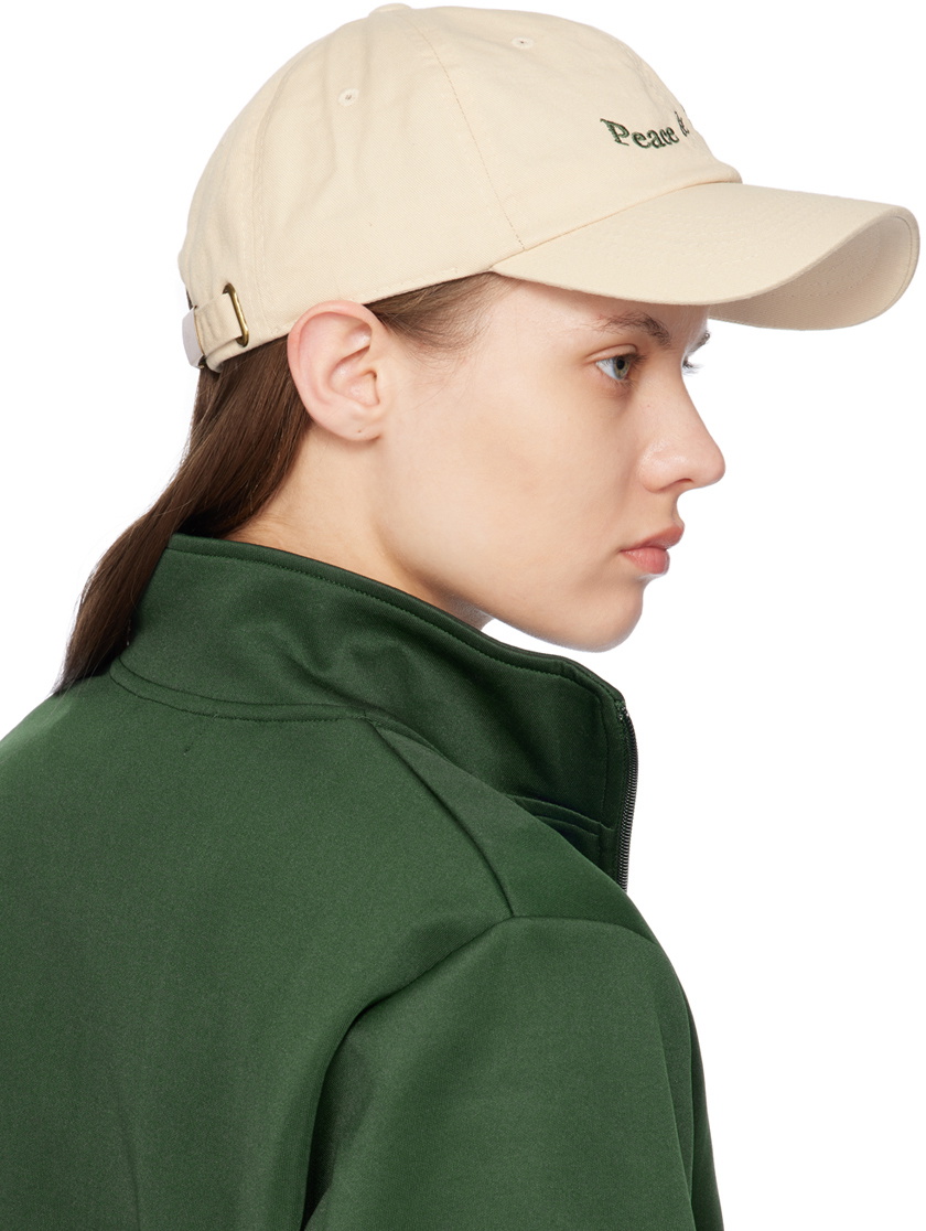 Museum of Peace & Quiet Beige Wordmark Cap