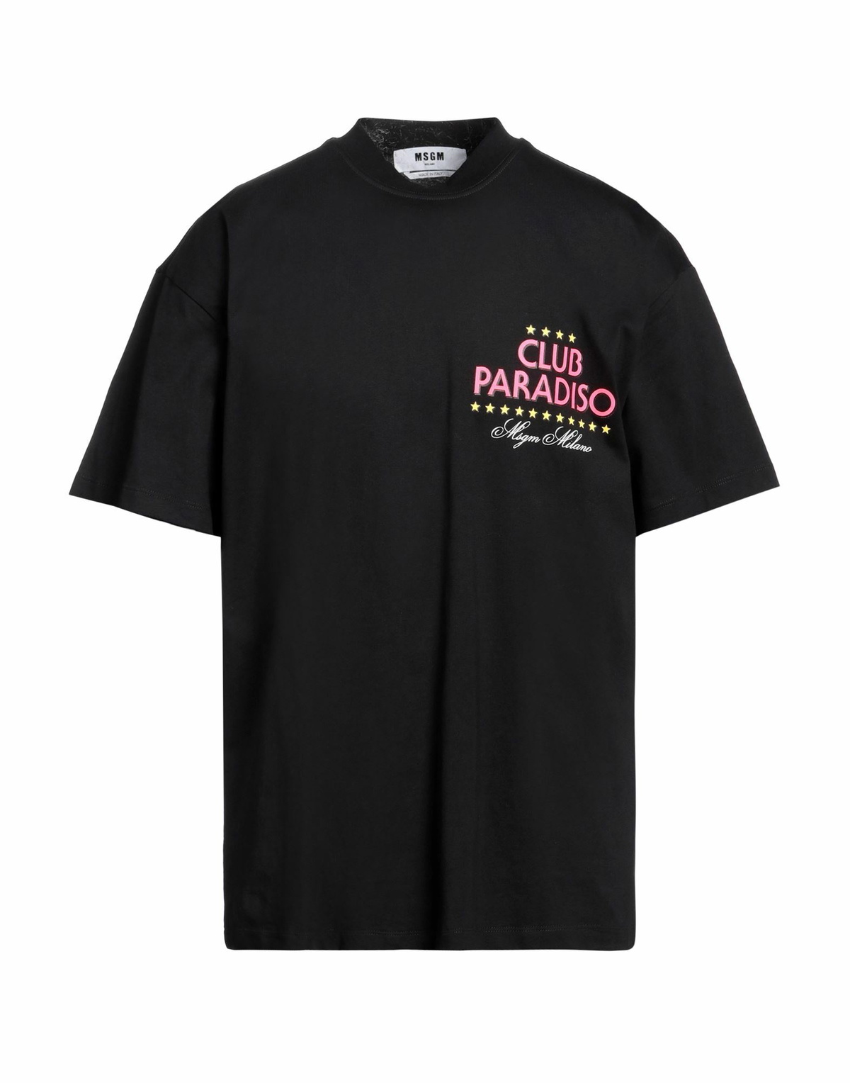 Msgm Mens T-shirt in Black