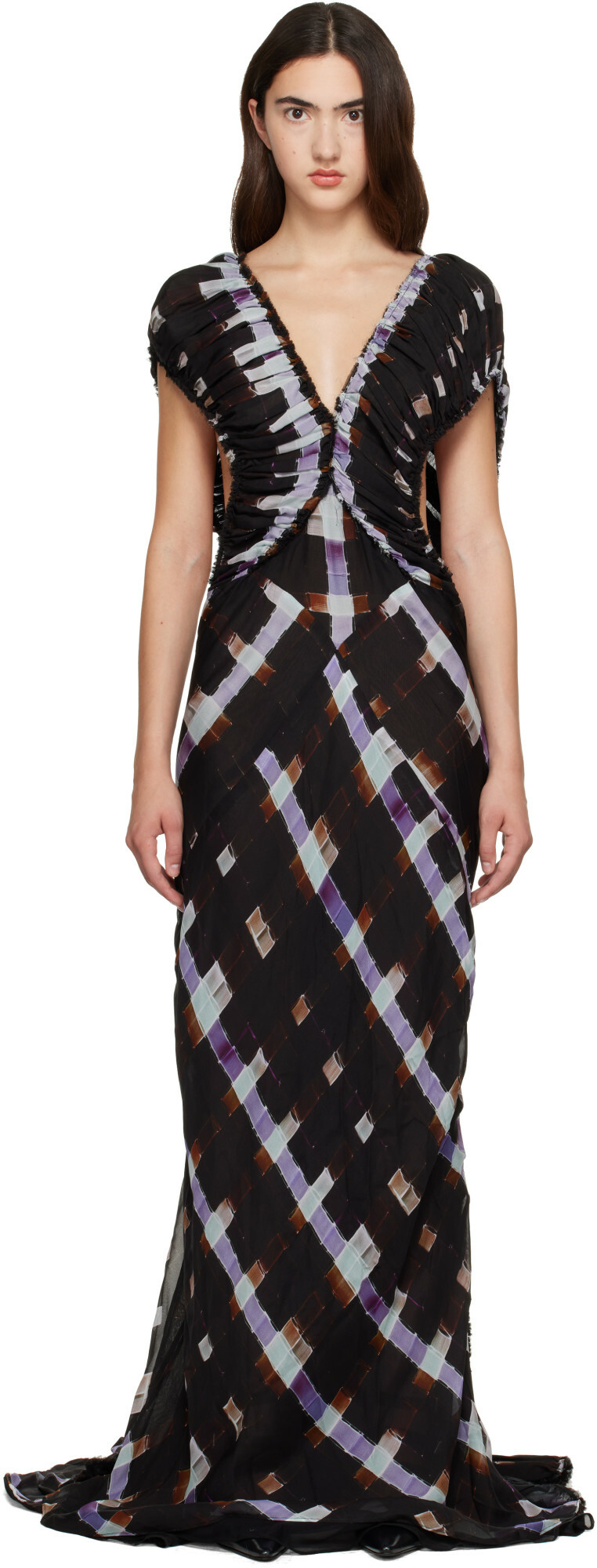 Collina Strada Brown Lilith Maxi Dress