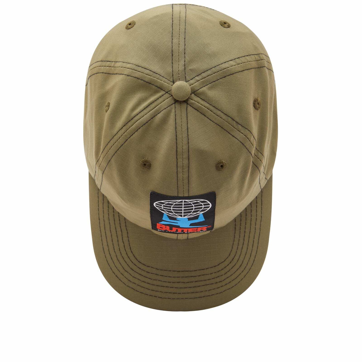 Butter Goods Men's Terrain 6 Panel Cap in Army Butter Goods