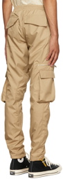 Rhude Tan Polyester Cargo Pants