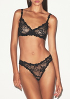 Skims Stretch-lace Dipped Thong