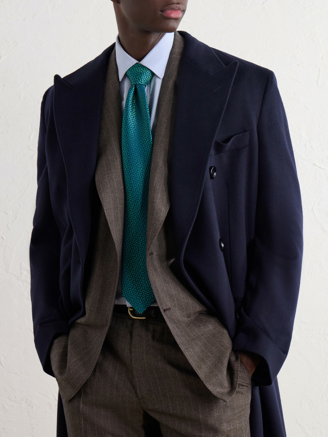 Charvet - 8.5cm Silk-Jacquard Tie - Blue
