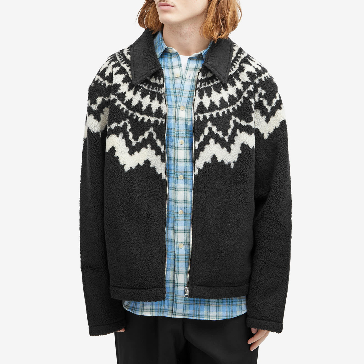 Uniform Experiment Men's Sherpa Jacket in Black