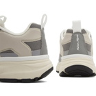 Maison Kitsuné Men's Sora Runner Sneaker in Silver/Patina Grey/Latte