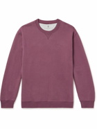 Brunello Cucinelli - Cotton-Jersey Sweatshirt - Purple