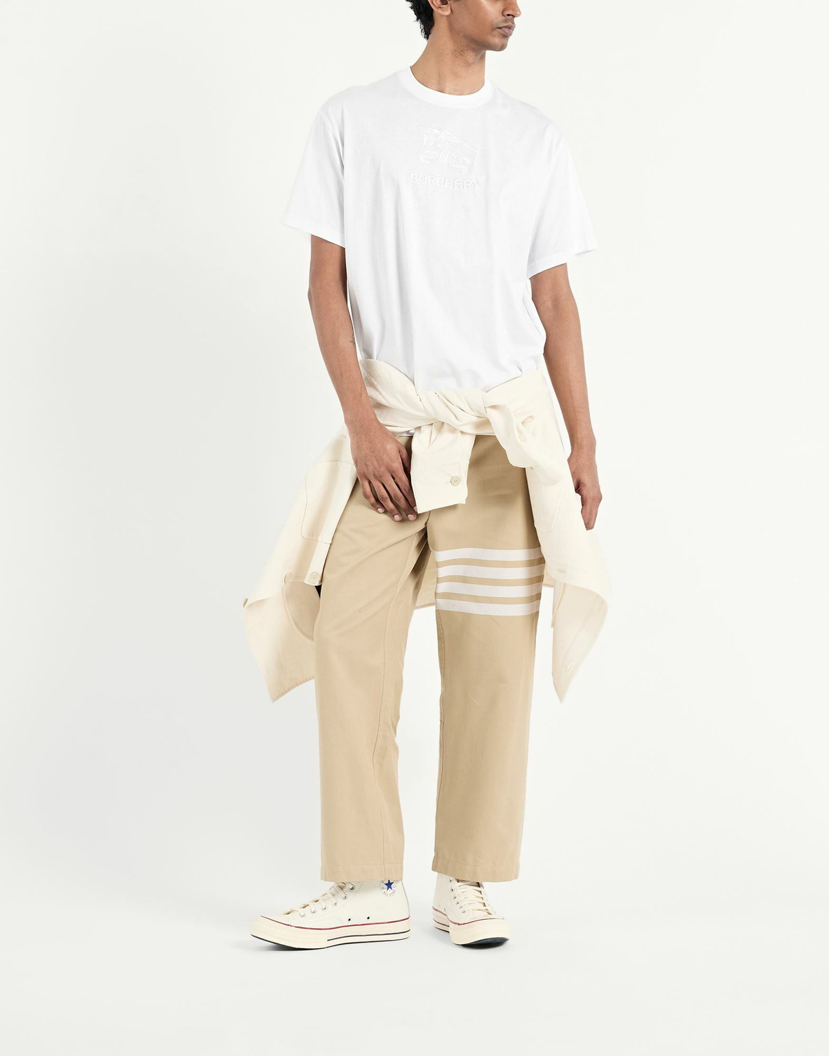 Burberry Mens T-shirt in White
