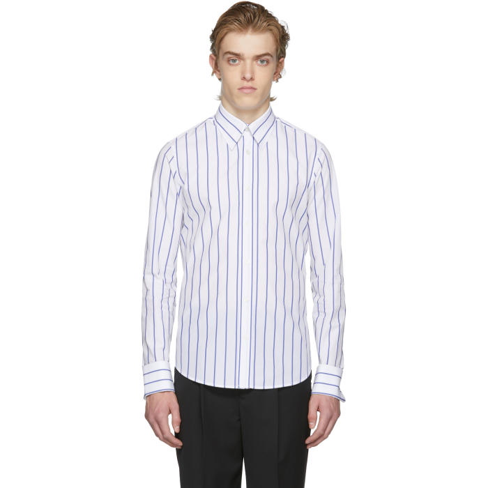 Photo: Kenzo White Stripe Oversized 60s Shirt 