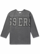 ERL - Printed Cotton-Jersey T-Shirt - Gray