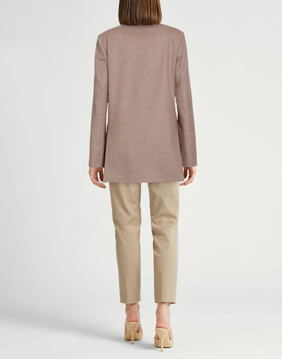 Agnona Womens Blazer Sand