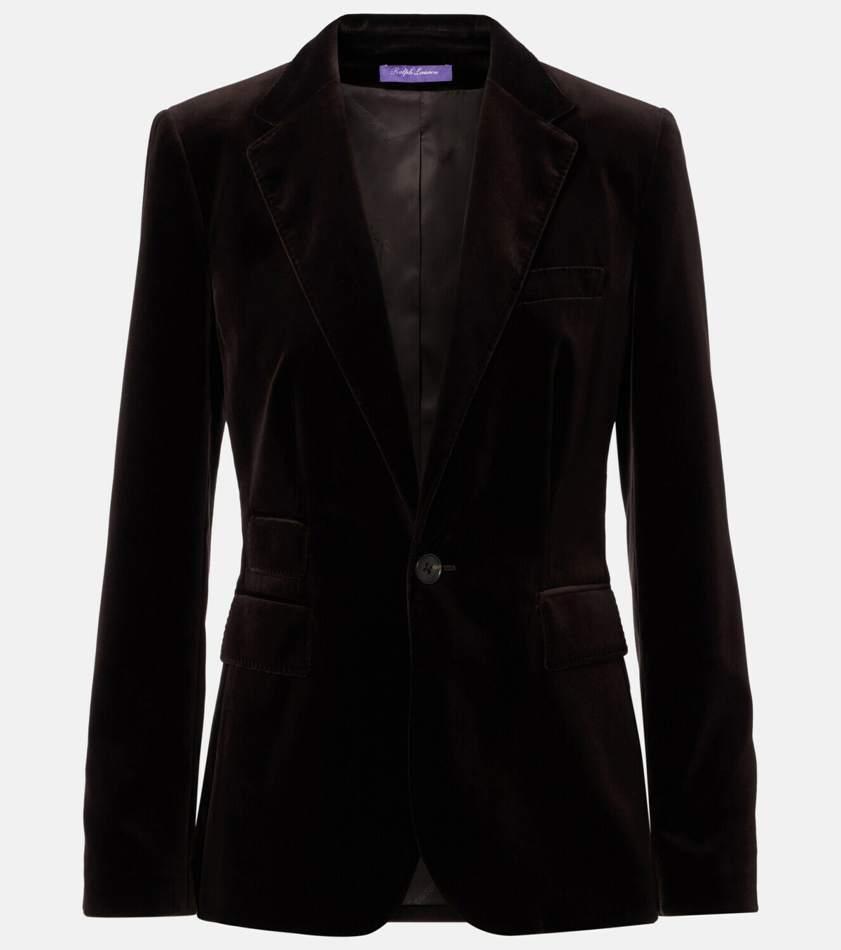 Ralph Lauren Collection Cotton-blend velvet blazer