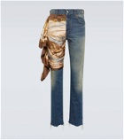 Gucci Embellished straight jeans