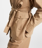 Yves Salomon Belted cotton jacket