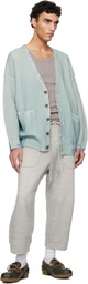R13 Blue Oversized Cardigan