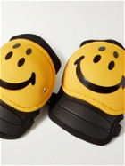 KAPITAL - Rain Smiley Printed Knee Pads - Yellow