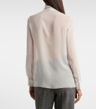 Gabriela Hearst Shildon tie-neck silk blouse