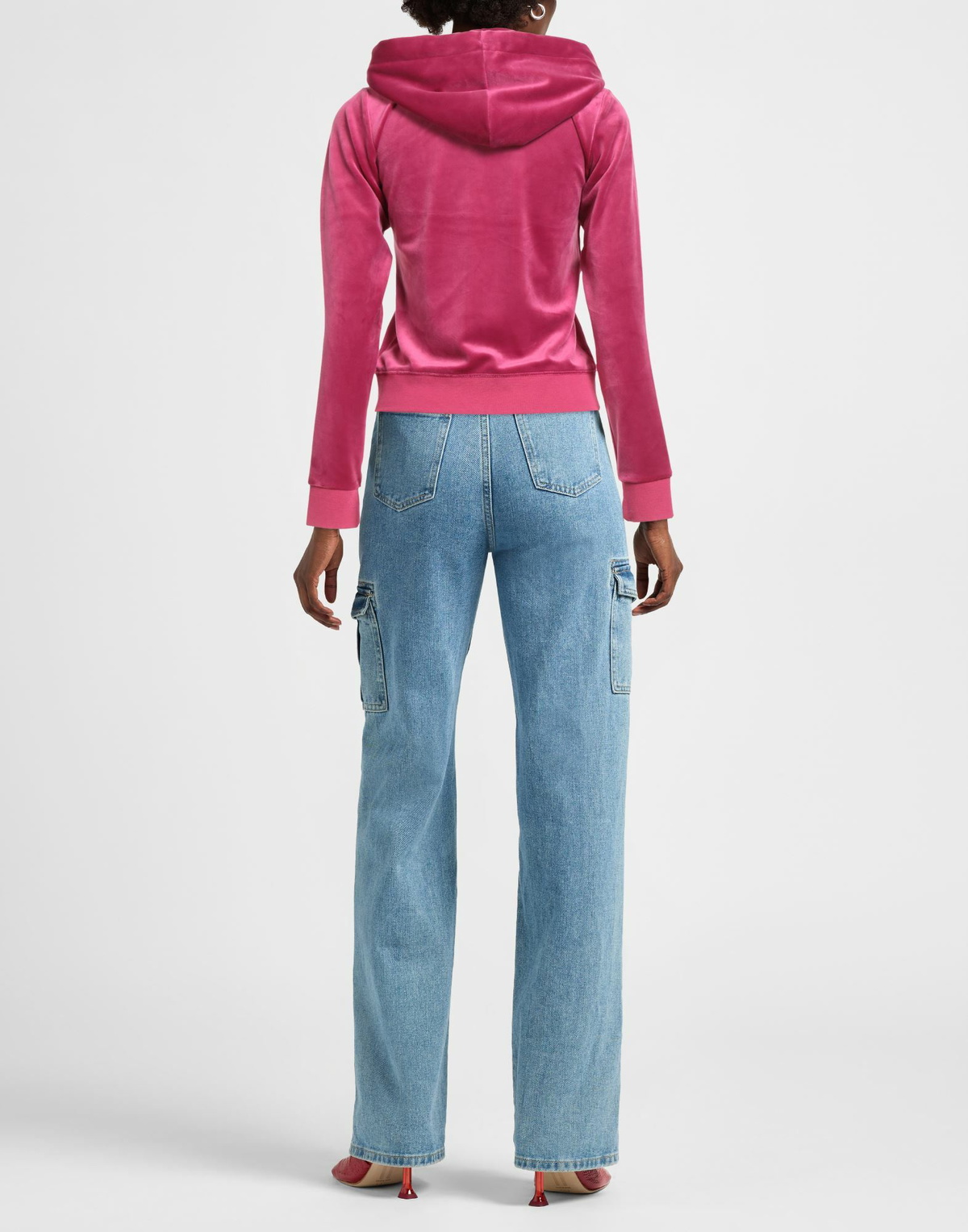 Juicy Couture Womens Sweatshirt Fuchsia