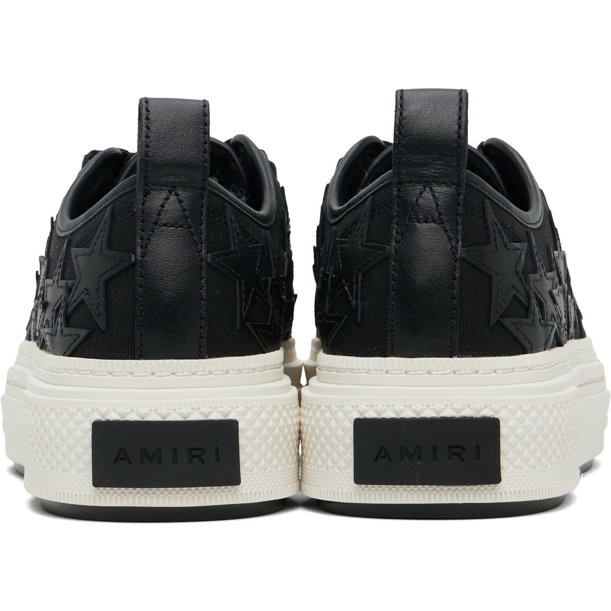 AMIRI Black Stars Court Low Sneakers