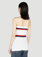 Meryll Rogge Ribbed Bustier Top